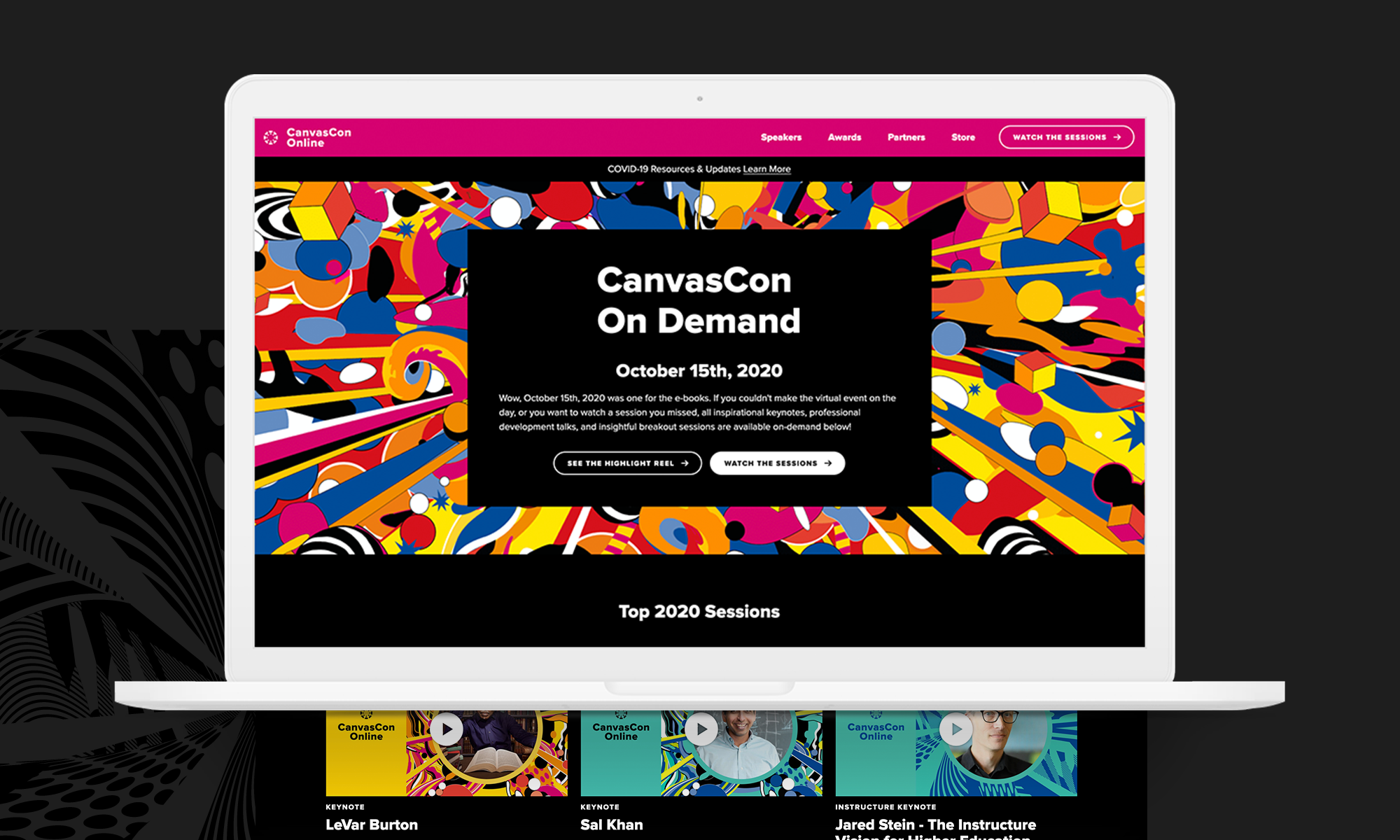 CanvasCon Online Post Event Website